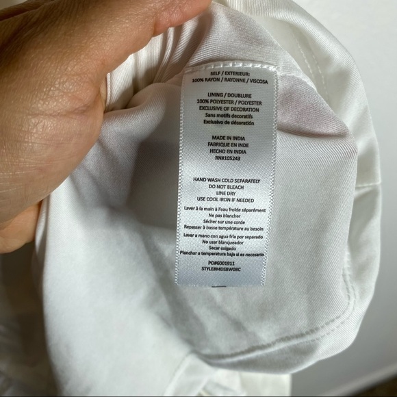 Collection by Bobeau- NWT White Dress - XS - Picture 3 of 7